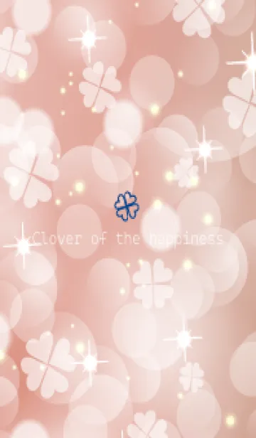 [LINE着せ替え] Clover of the happiness PINK -20の画像1