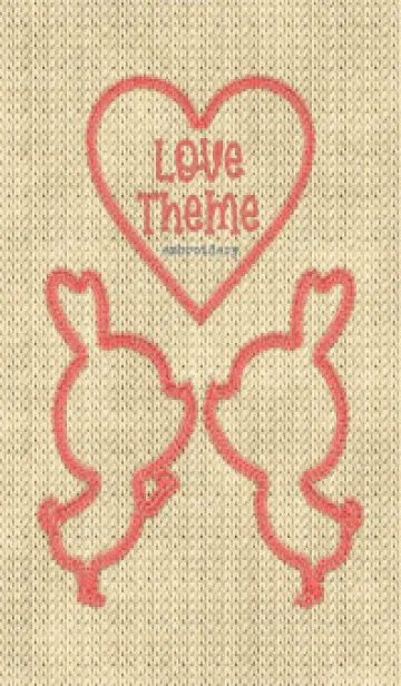 [LINE着せ替え] Love Theme Embroidery 31の画像1