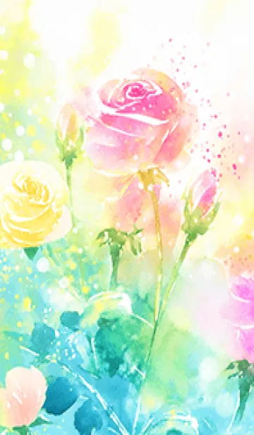 薔薇(バラ)の花の着せかえ(R1131)の着せ替えメイン画像