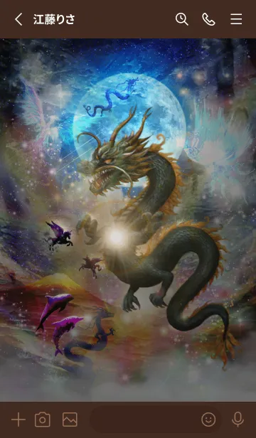 [LINE着せ替え] 運気最強にする着せ替え 月に神々が集う19の画像2