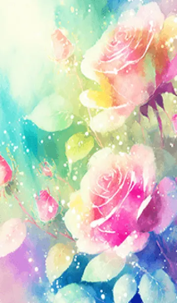 [LINE着せ替え] 薔薇(バラ)の花の着せかえ(R1136)の画像1