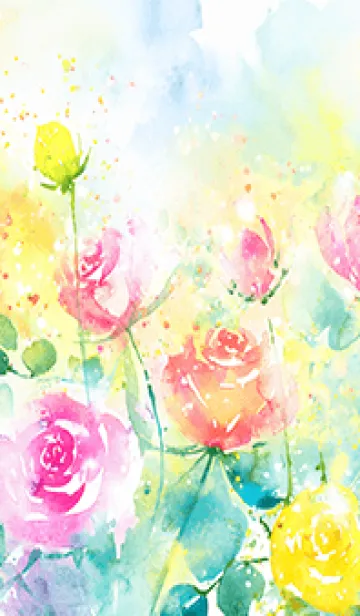 [LINE着せ替え] 薔薇(バラ)の花の着せかえ(R1137)の画像1