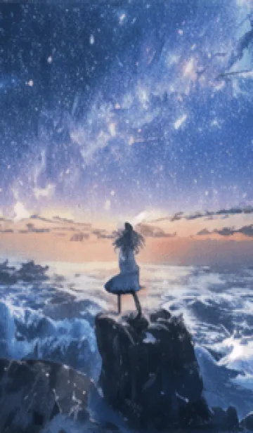 [LINE着せ替え] 銀河の冬空 #ML316。の画像1