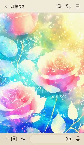 [LINE着せ替え] 薔薇(バラ)の花の着せかえ(R1147)の画像2