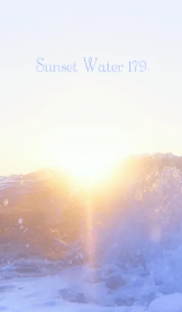 [LINE着せ替え] SunsetWater 179の画像1