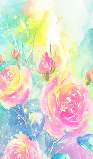 [LINE着せ替え] 薔薇(バラ)の花の着せかえ(R1143)の画像1