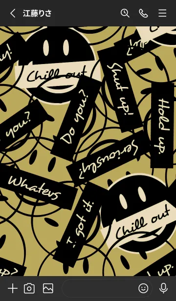 [LINE着せ替え] トーキング スマイル 124の画像2