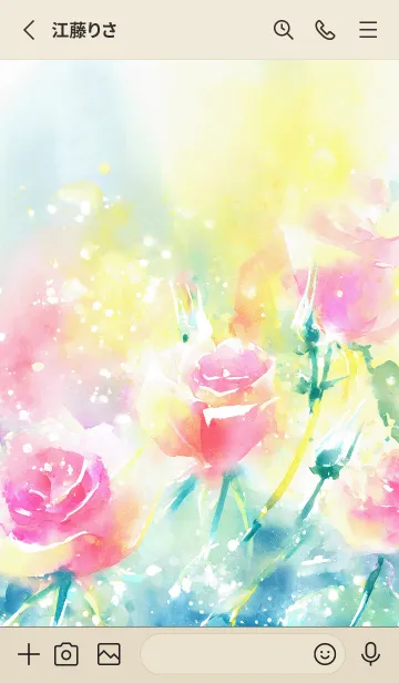 [LINE着せ替え] 薔薇(バラ)の花の着せかえ(R1158)の画像2