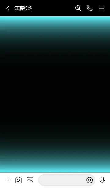 [LINE着せ替え] LIGHT ICON THEME -BLACK- 9の画像2