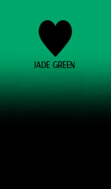 [LINE着せ替え] Black & Jade Green Theme V.5 (JP)の画像1