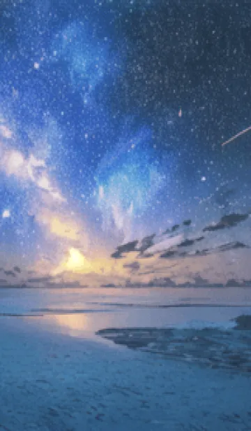 [LINE着せ替え] 銀河の冬空 #MM29。の画像1