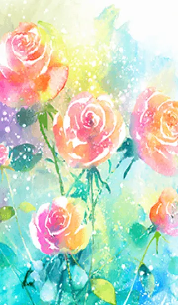 [LINE着せ替え] 薔薇(バラ)の花の着せかえ(R1166)の画像1