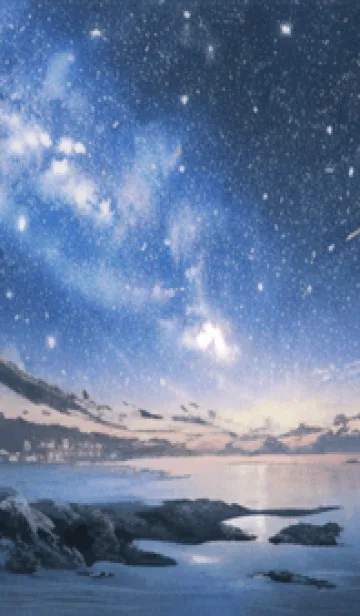 [LINE着せ替え] 銀河の冬空 #MM27。の画像1