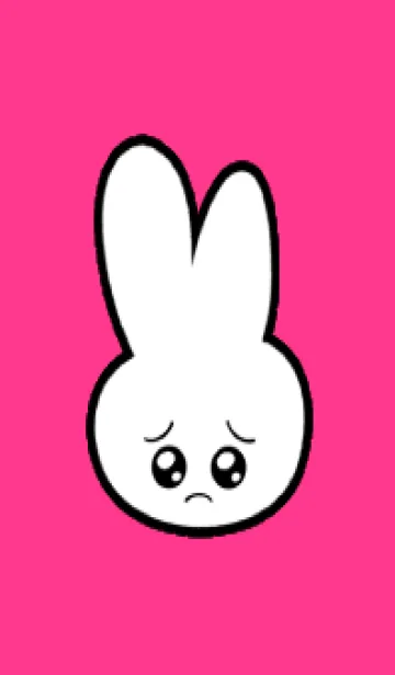 [LINE着せ替え] ぴえん うさぎ 147の画像1