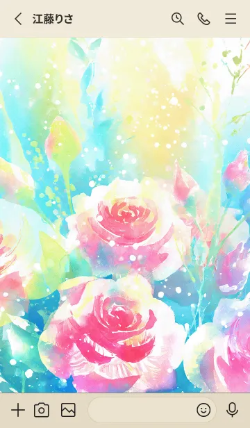 [LINE着せ替え] 薔薇(バラ)の花の着せかえ(R1170)の画像2