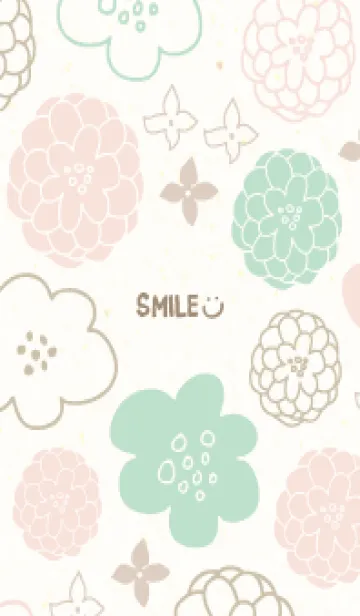 [LINE着せ替え] 北欧風 鞠 花6の画像1