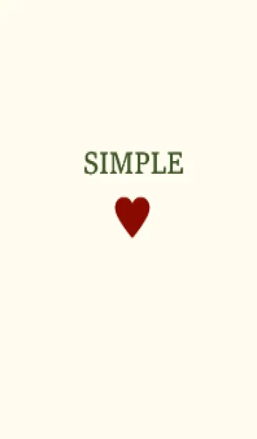 SIMPLE HEART :winterのLINE着せ替え