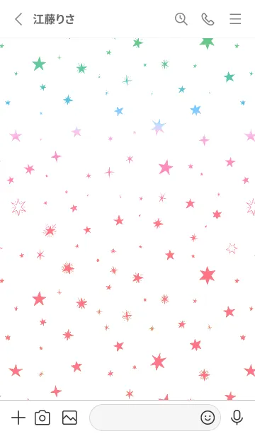 [LINE着せ替え] ミニ スターズ _210の画像2