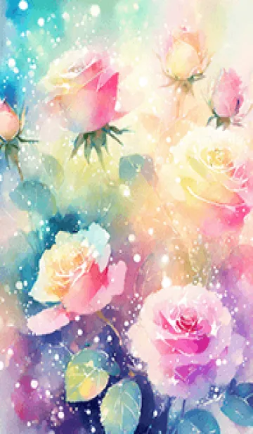 [LINE着せ替え] 薔薇(バラ)の花の着せかえ(R1174)の画像1