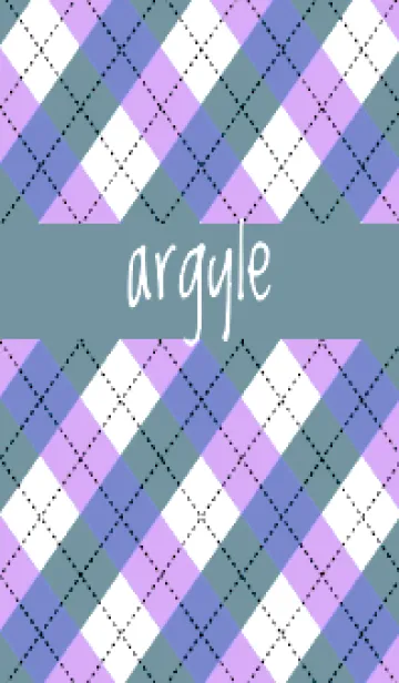 [LINE着せ替え] アーガイル チェック 37の画像1