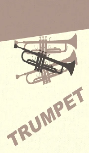 [LINE着せ替え] Trumpet CLR トープの画像1