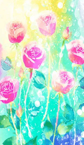 [LINE着せ替え] 薔薇(バラ)の花の着せかえ(R1180)の画像1