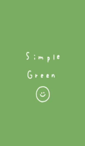 [LINE着せ替え] お洒落グリーン。ゆるめシンプル。の画像1