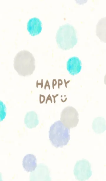 [LINE着せ替え] 水彩 丸 4色30の画像1