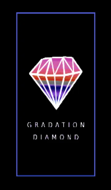 [LINE着せ替え] グラデーション ダイヤモンド .133の画像1