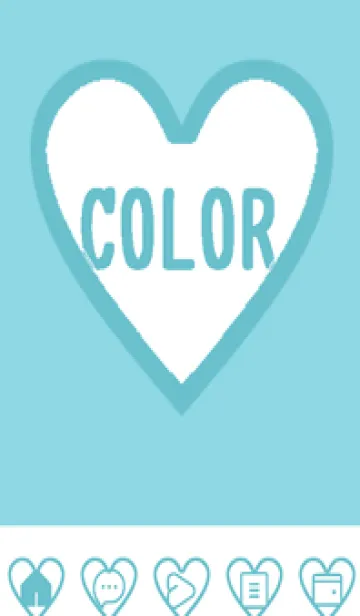 [LINE着せ替え] green color F96の画像1