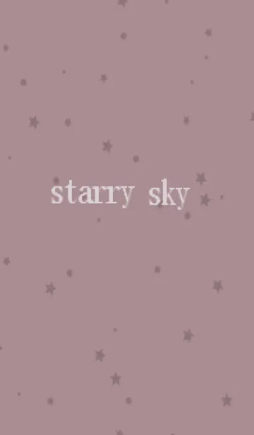 [LINE着せ替え] starry sky_smokeypinkの画像1