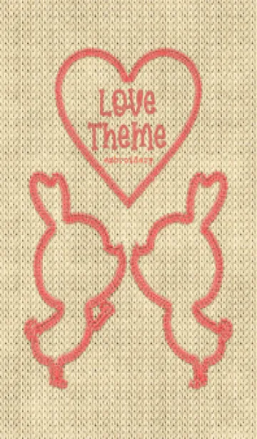 [LINE着せ替え] Love Theme Embroidery 33の画像1