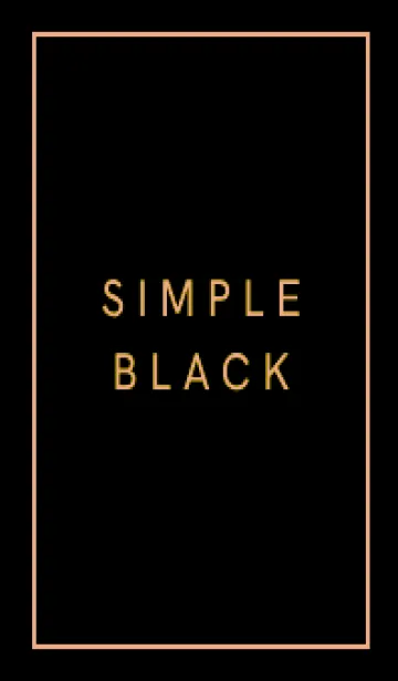 [LINE着せ替え] シンプル ブラック .133の画像1