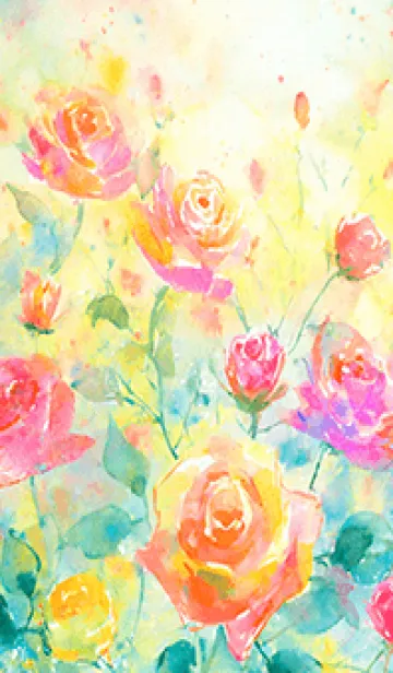 [LINE着せ替え] 薔薇(バラ)の花の着せかえ(R1203)の画像1