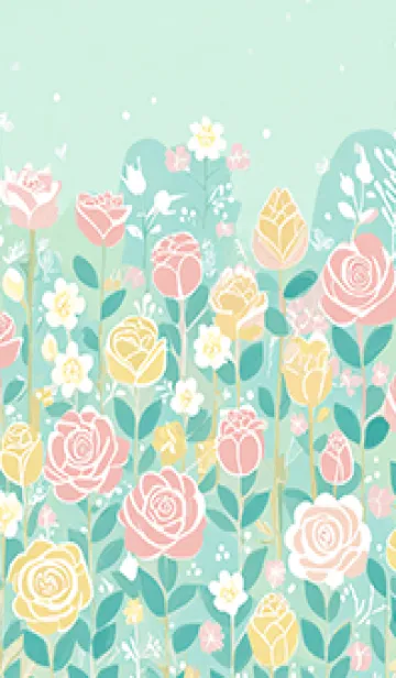 [LINE着せ替え] 薔薇(バラ)の花の着せかえ(R1209)の画像1