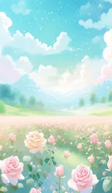 [LINE着せ替え] 薔薇(バラ)の花の着せかえ(R1210)の画像1