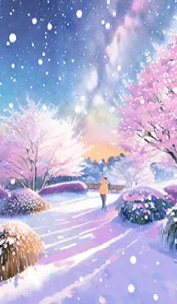 優美な冬の風景の着せかえ(Winter-1168)の着せ替えメイン画像