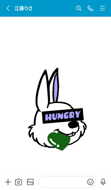 [LINE着せ替え] ハングリーラビット .27の画像2