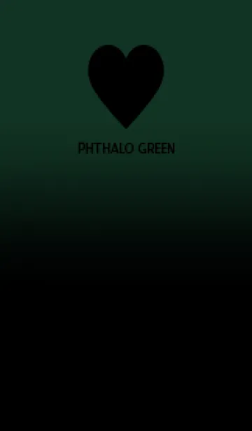 [LINE着せ替え] Black & Phthalo Green Theme V.5 (JP)の画像1