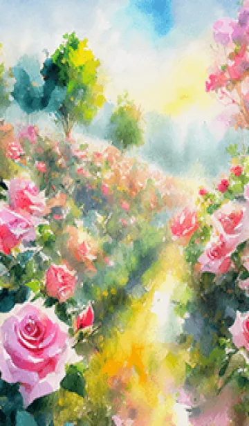 [LINE着せ替え] 薔薇(バラ)の花の着せかえ(R1219)の画像1