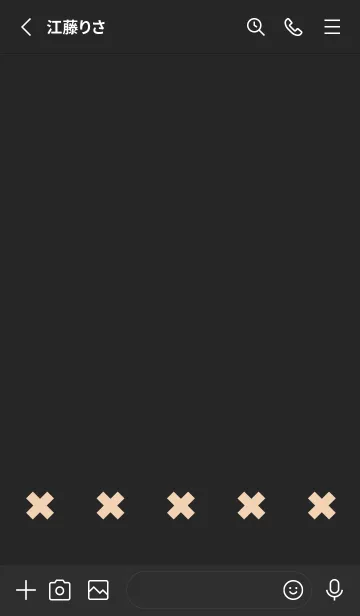 [LINE着せ替え] 地雷うさぎ(black4-02)の画像2