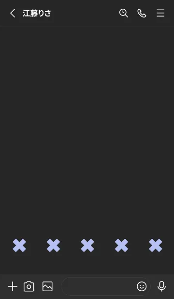 [LINE着せ替え] 地雷うさぎ(black4-08)の画像2