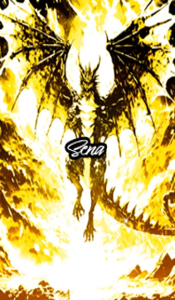 [LINE着せ替え] せなの金運上昇♪金龍着せかえの画像1