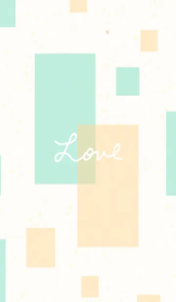 [LINE着せ替え] 2色の四角2の画像1