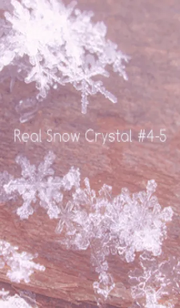 [LINE着せ替え] Real Snow Crystal #4-5の画像1