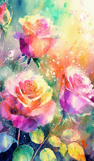 [LINE着せ替え] 薔薇(バラ)の花の着せかえ(R1225)の画像1