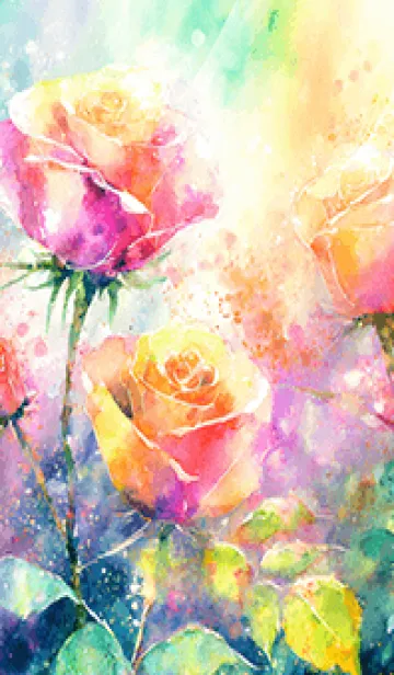 [LINE着せ替え] 薔薇(バラ)の花の着せかえ(R1224)の画像1