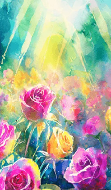 [LINE着せ替え] 薔薇(バラ)の花の着せかえ(R1232)の画像1