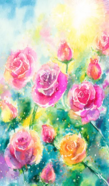 [LINE着せ替え] 薔薇(バラ)の花の着せかえ(R1239)の画像1