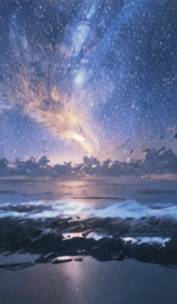 [LINE着せ替え] 銀河の冬空 #MO123。の画像1